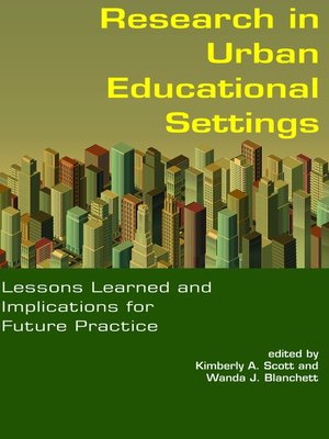 cover image of Research in Urban Educational Settings
